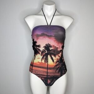 French Connection tropical sunset swimsuit S